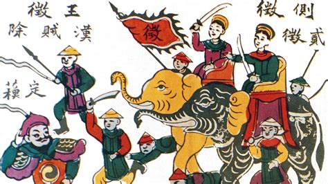 The Trung Sisters' Rebellion: A Pivotal Moment in Vietnamese History Against Chinese Domination