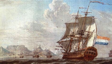 The Arrival of Dutch East India Company Ships at Table Bay: Establishing a Trading Post and Unleashing a Wave of Change in Southern Africa